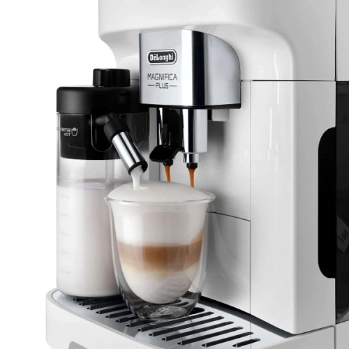 Кофемашина DeLonghi ECAM320.60.W Графин для молока; узел подачи горячей воды; инструкция