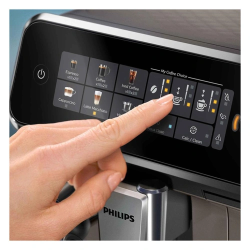 Кофемашина Philips EP3347/90 Series 3300 LatteGo документация, мерная ложка, тестовая полоска для проверки жесткости воды и фильтр АкваКлин