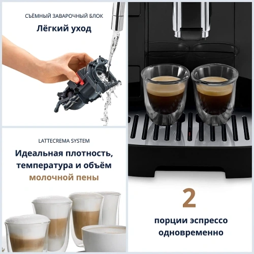 Кофемашина DeLonghi ECAM290.61.B Кофемашина; мерная ложка; полоска-индикатор жесткости воды