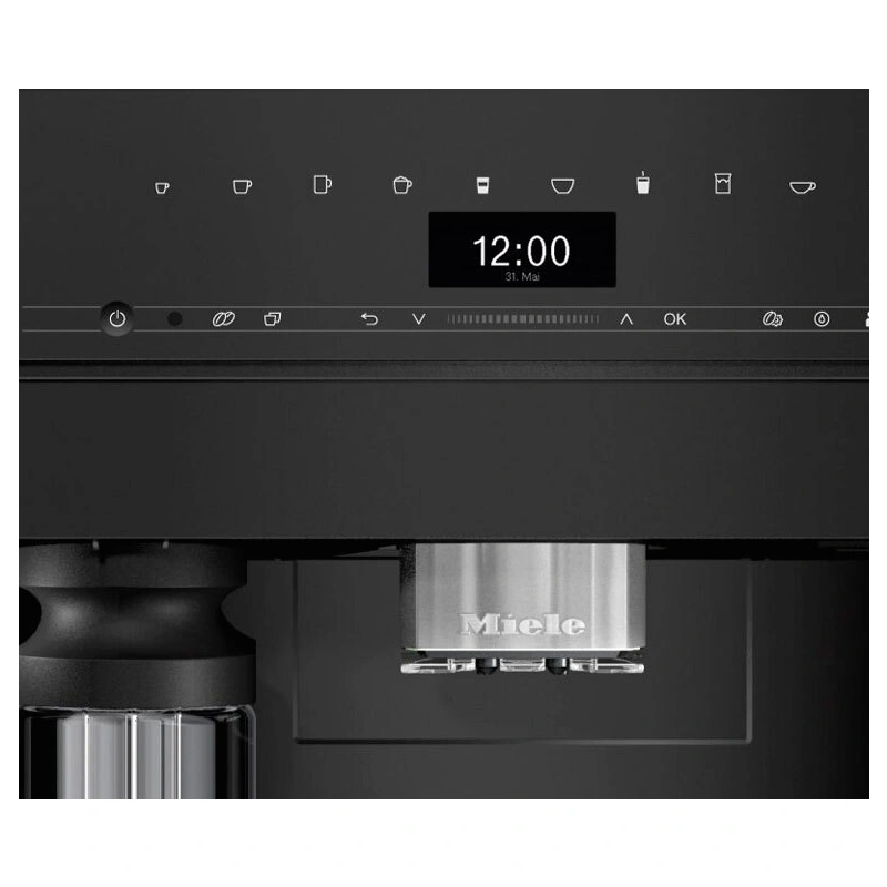 Встраиваемая кофемашина Miele CVA7440 OBSW, чёрный обсидиан