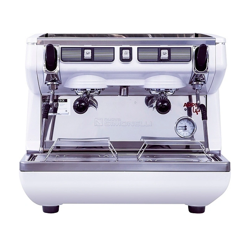 Кофемашина Nuova Simonelli Appia Life Compact 2Gr S 220V black, white, red+economizer+high groups