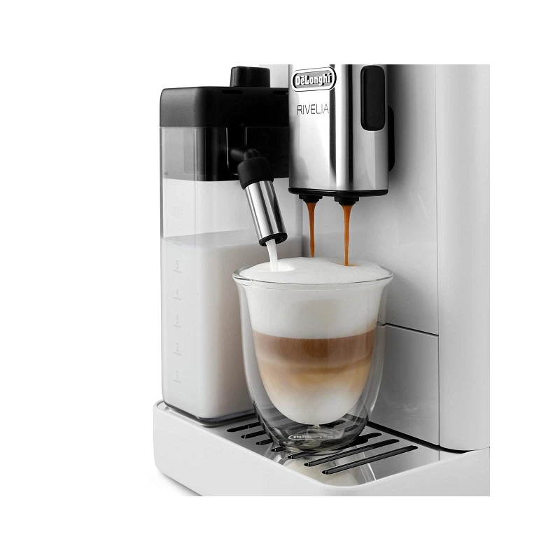 Кофемашина DeLonghi EXAM440.55.W Сменный контейнер для зёрен (2шт.); мерная ложка; полоска для определения жёсткости воды