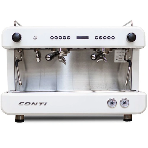 Кофемашина рожковая CONTI CC200 Standard TC 2 группы, белый
