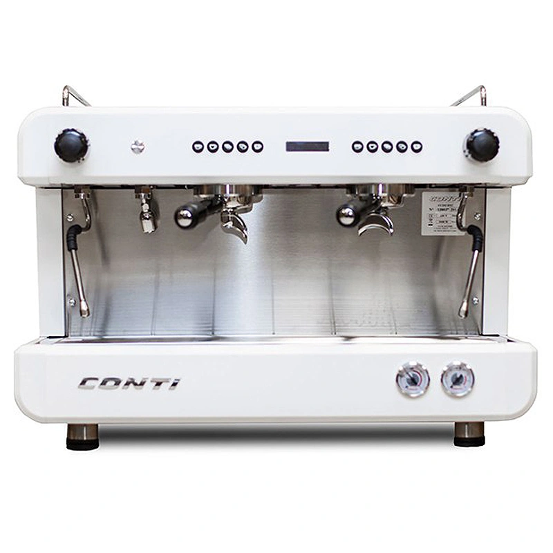 Кофемашина рожковая CONTI CC200 Standard TC 2 группы, белый