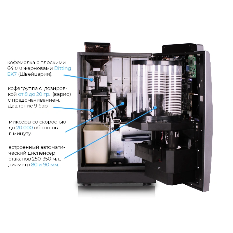 Кофемашина автоматическая Jetinno JL28 Black