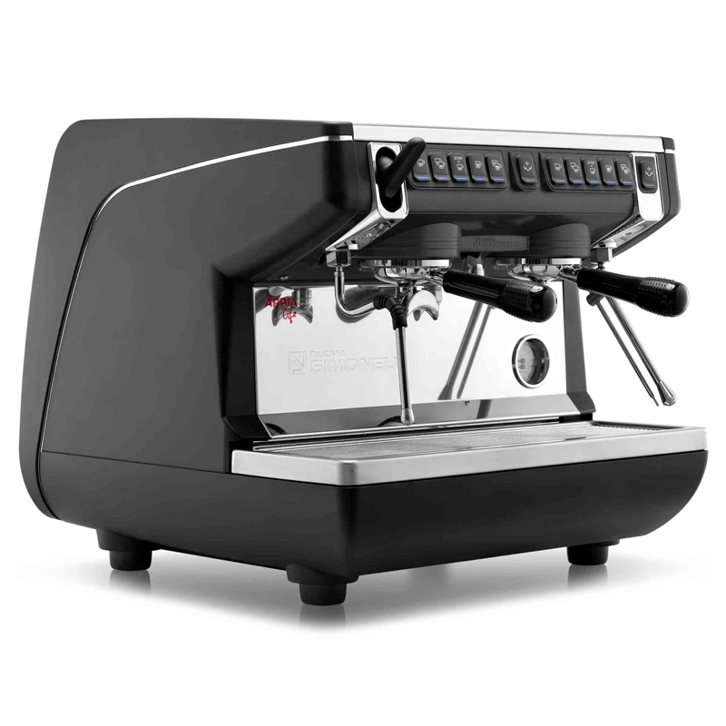 Кофемашина Nuova Simonelli Appia Life Compact 2Gr V 220V black, white, red+economizer+high groups