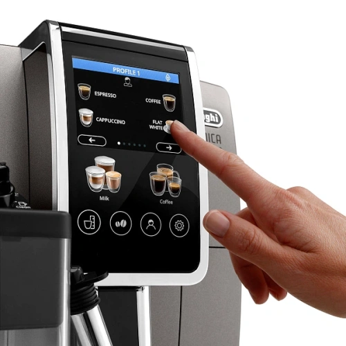 Кофемашина DeLonghi ECAM380.95.TB Графин для молока (latte crema hot; latte crema cool); фильтр для воды; мерная ложка; силиконовая форма для льда; инструкция