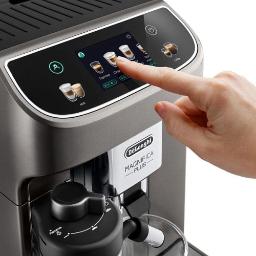Кофемашина DeLonghi ECAM320.70.TB Графин для молока; узел подачи горячей воды; инструкция